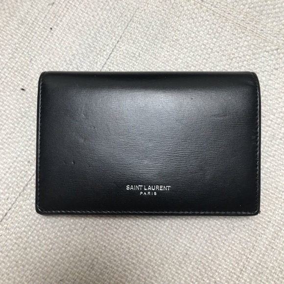 Saint Laurent Fragments Flap Wallet - Picture 2 of 5